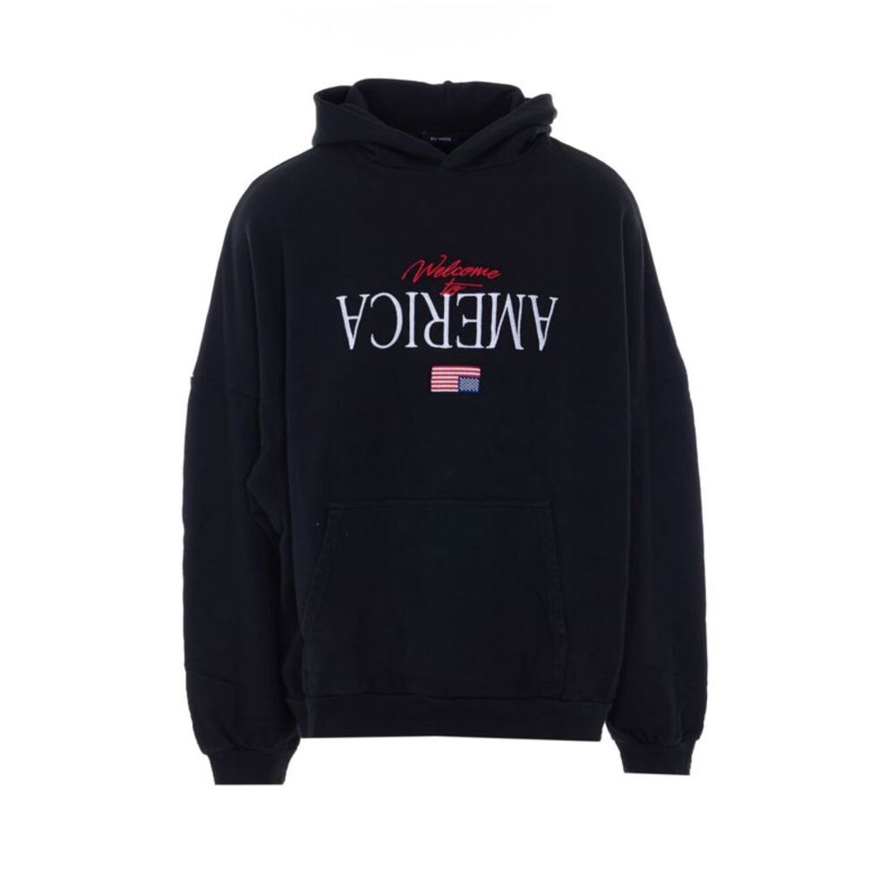 Willy Chavarria Men Welcome To America Hoodie